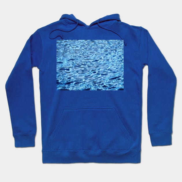 Blue Water Waves T-shirt Hoodie by KathyG'sArt